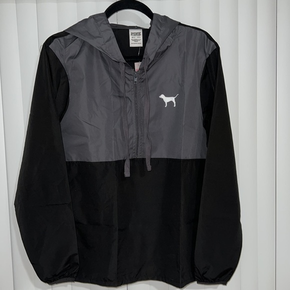 NWT PINK WINDBREAKER JACKET - Picture 1 of 6